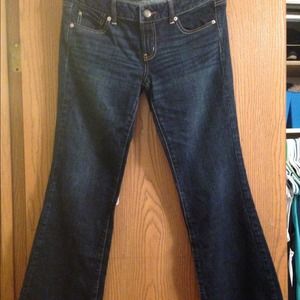 American eagle, flare denim jeans