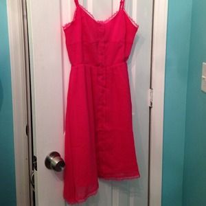 Pacsun, hot pink, girl dress