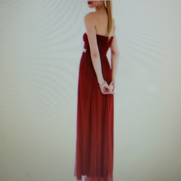 NWT $25 PROM STRAPLESS EMBELLISHED CUTOUT DRESS - Picture 3 of 4