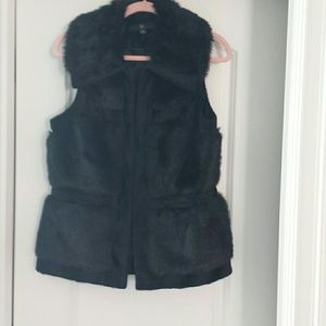 Faux Fur Vest by Rachel Zoe