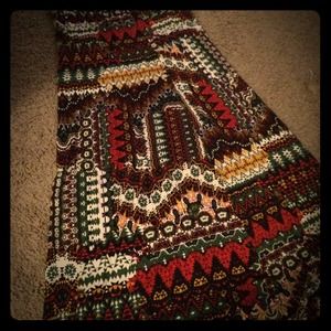Printed Maxi Skirt