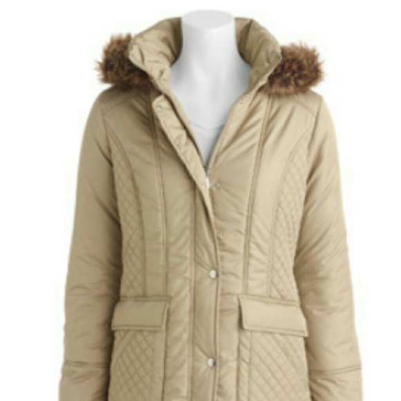 Women's Fashion Puffer Coat With Fur-Trimmed