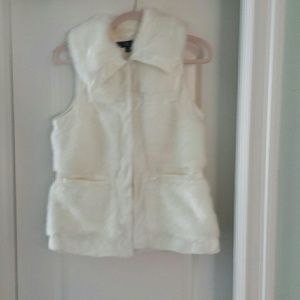 FAUX FUR VEST by Racel Zoe