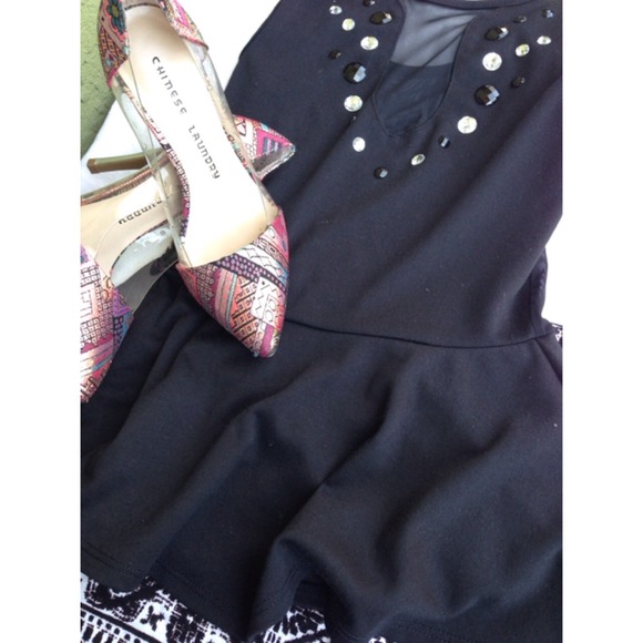 NWOT Peplum Top