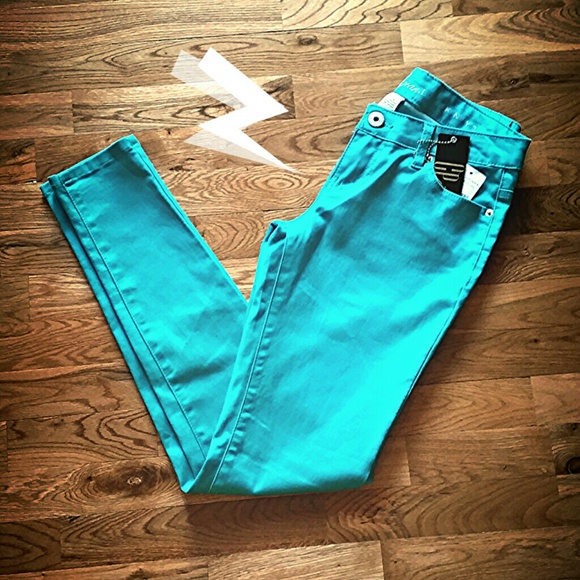 Turquoise pants by CP Jeans