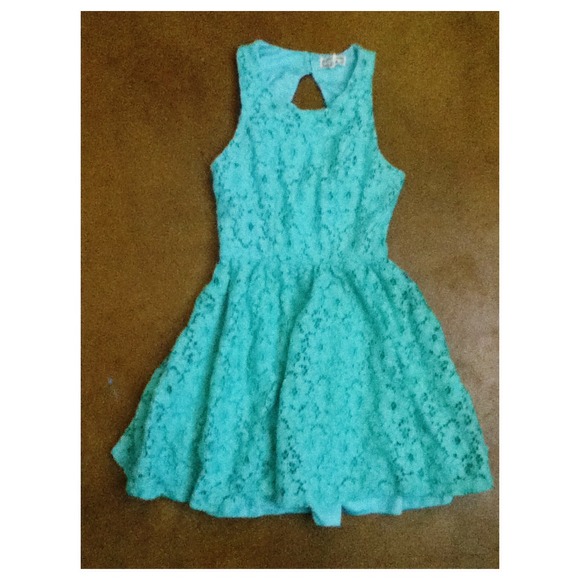 Teal dress