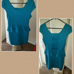 Short Chic Party dress front and back