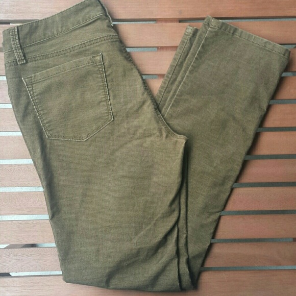 LOFT Pants - Straight fit brown cords