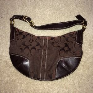 Mini Brown Coach Purse