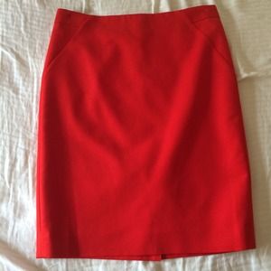 The Limited: Red Pencil Skirt