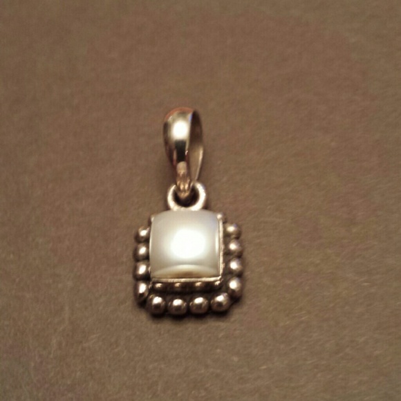 Silpada Button Frame Pendant