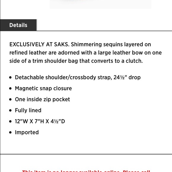 HP 11/13&2/5 🎉🎉Red Valentino sequin Crossbody - Picture 2 of 4