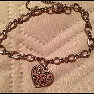 James Avery Sweet 13 charm bracelet