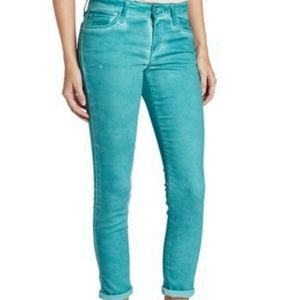 Teal distressed Joe's Jeans