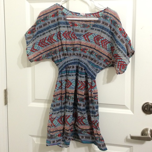 Aztec Swimsuit Coverup