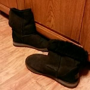 Black aldo boots size 7