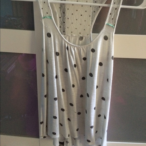Tank top with lace