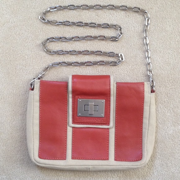 BCBGMaxAzria Purse Leather Canvas