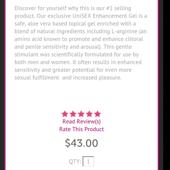 Pure satisfaction unisex enhancement gel picture 654