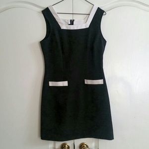 B&W color block dress B&W color block dress