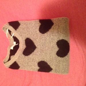 Heart sweater from forever 21