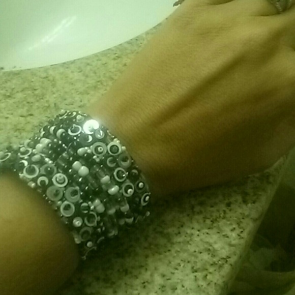 Artisan Cuff Hand-made Beaded Bracelet