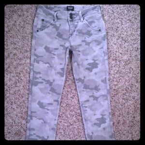 SOLD! HUDSON camo skinny jeans