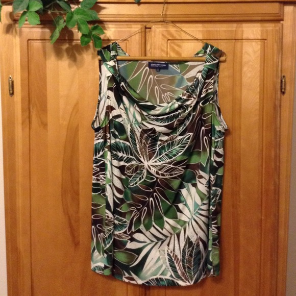 Jones New York Print Blouse