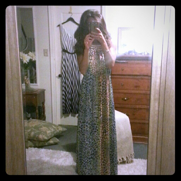 Beaded Neck Maxi