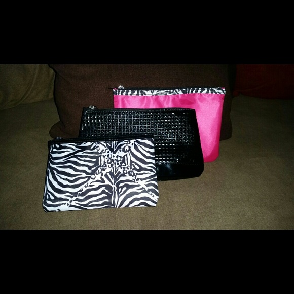 Set of 3 Makeup Pouches Makeup Bags - Picture 1 of 3