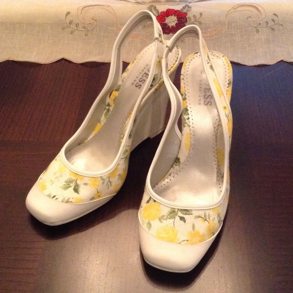 Floral Guess Wedges