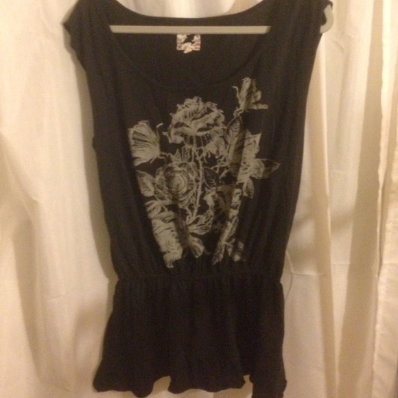 Hippy boho Flower shirt