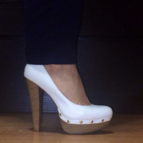 White pumps
