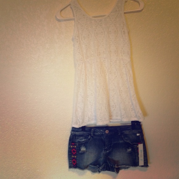 Other - Flirt shorts size 5 and shirt size medium