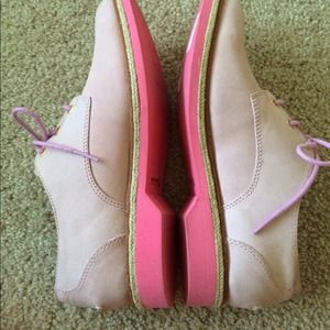 ❤️(never worn) sperry top siders pink Oxford❤️