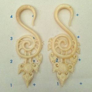 Bali Bone Earings
