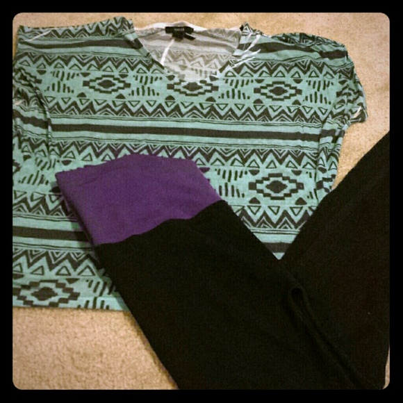 Forever 21 Tops - BundleForever 21 shirts connection 18 pants tights