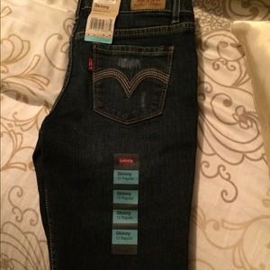 Girls size 12 Levi's blue jeans