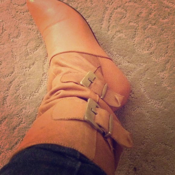 Leather boots
