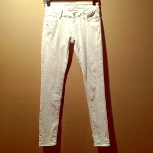 Old Navy White Rockstar Skinny Jeans