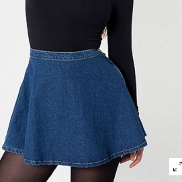 Denim Circle Skirt