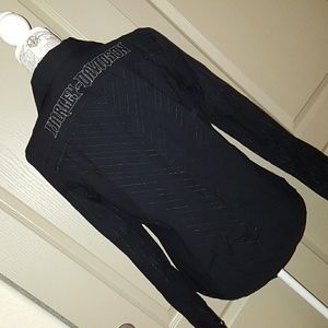 Womens button up Harley Davidson top
