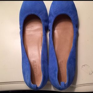 Blue J. Crew flats