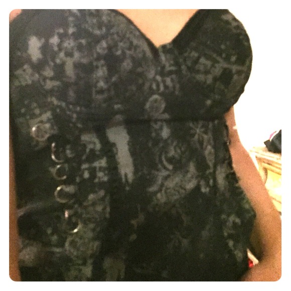 Beautiful black and grey short guess design dress - Picture 1 of 3