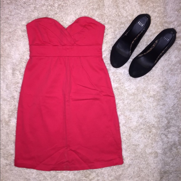 Red Strapless Volcom Dress! - Picture 1 of 3