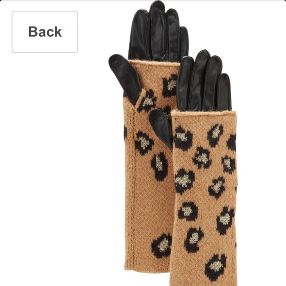 Juicy Couture Fierce Spotted Leopard Mitt Gloves