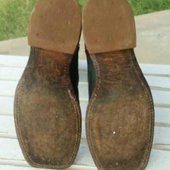 Justin Bent Rail Square Toe Boots - Picture 2 of 4