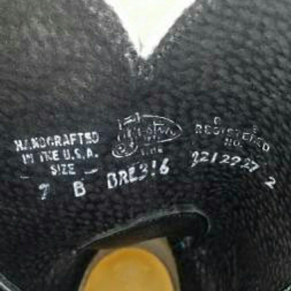 Justin Bent Rail Square Toe Boots - Picture 3 of 4