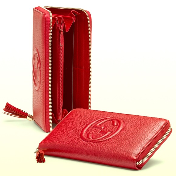 🚫SOLD🚫- Gucci Soho Leather Zip Around Wallet