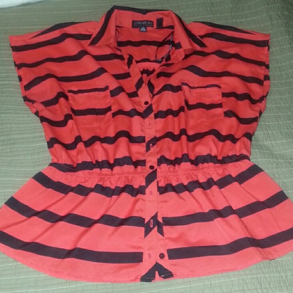 Forever 21 Peplum Top